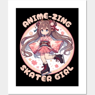 Ice skating anime Posters and Art